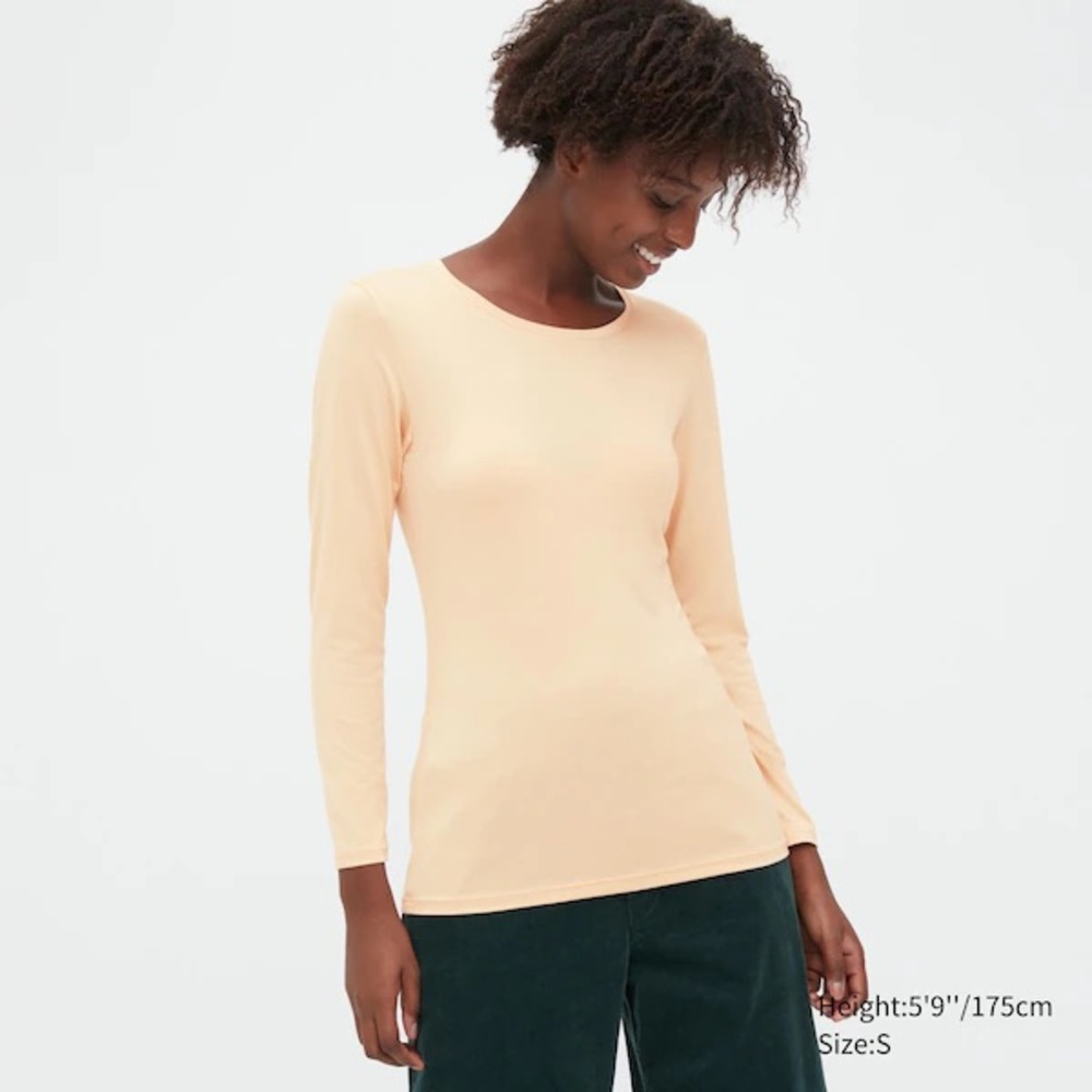 UNIQLO HEATTECH Crew Neck Long-Sleeve T-Shirt - Size Large - NWOT